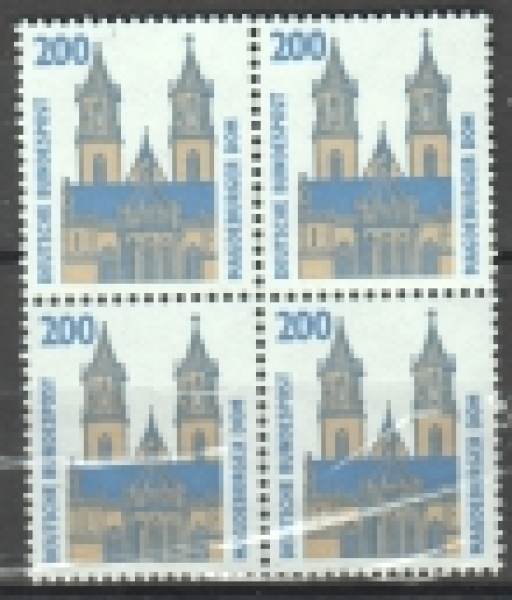 BRD 1665 Viererblock ** - 1993